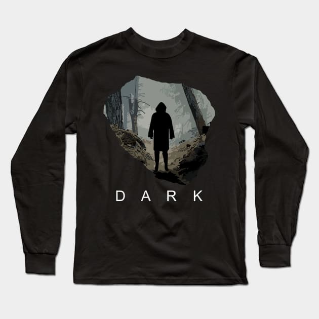 Dark the time traveler Long Sleeve T-Shirt by atizadorgris